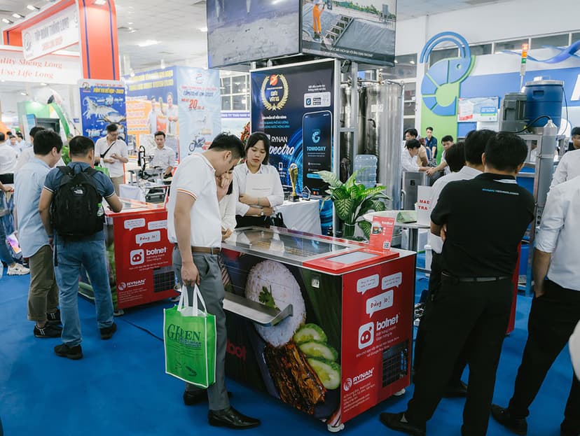Vending machine setup